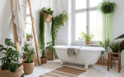 Which flower to put in the bathroom?